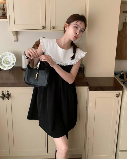 Doll Collar Sleeveless Dress