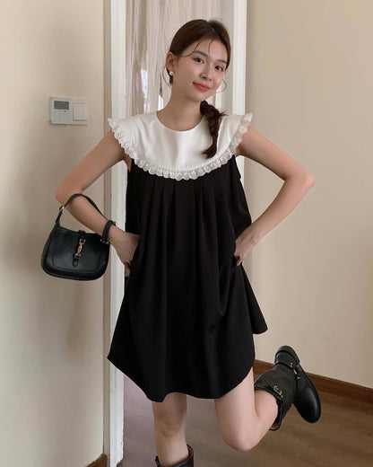 Doll Collar Sleeveless Dress