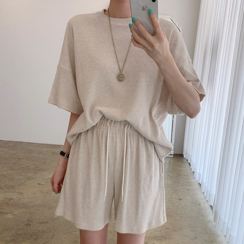 華夫格休閒套裝