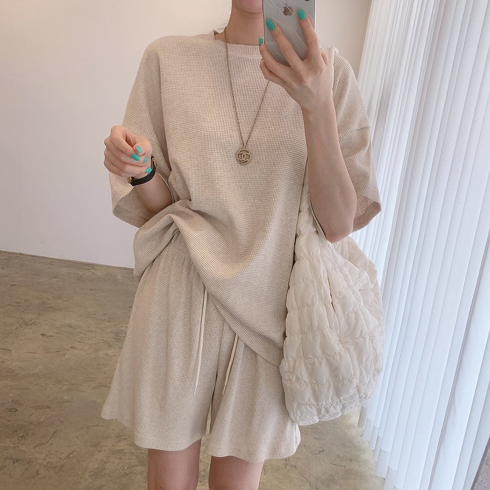 華夫格休閒套裝