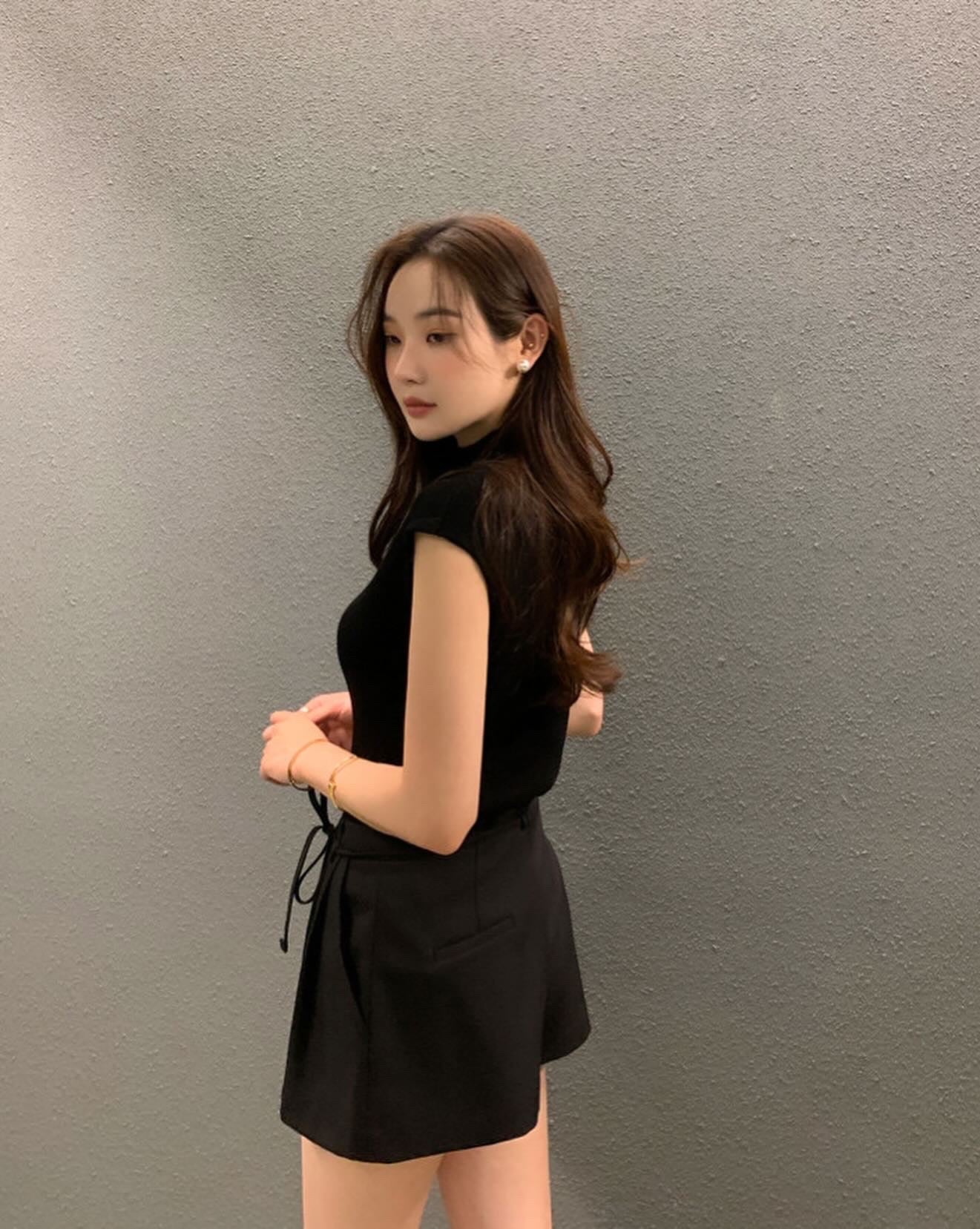 韓系短袖西裝套裝