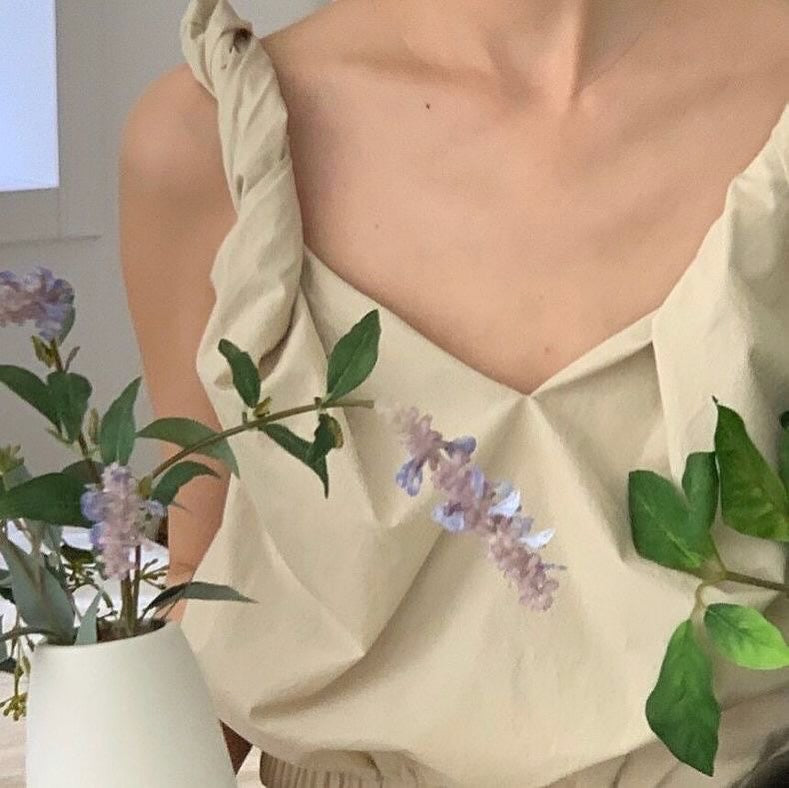 French Twist V-neck Camisole