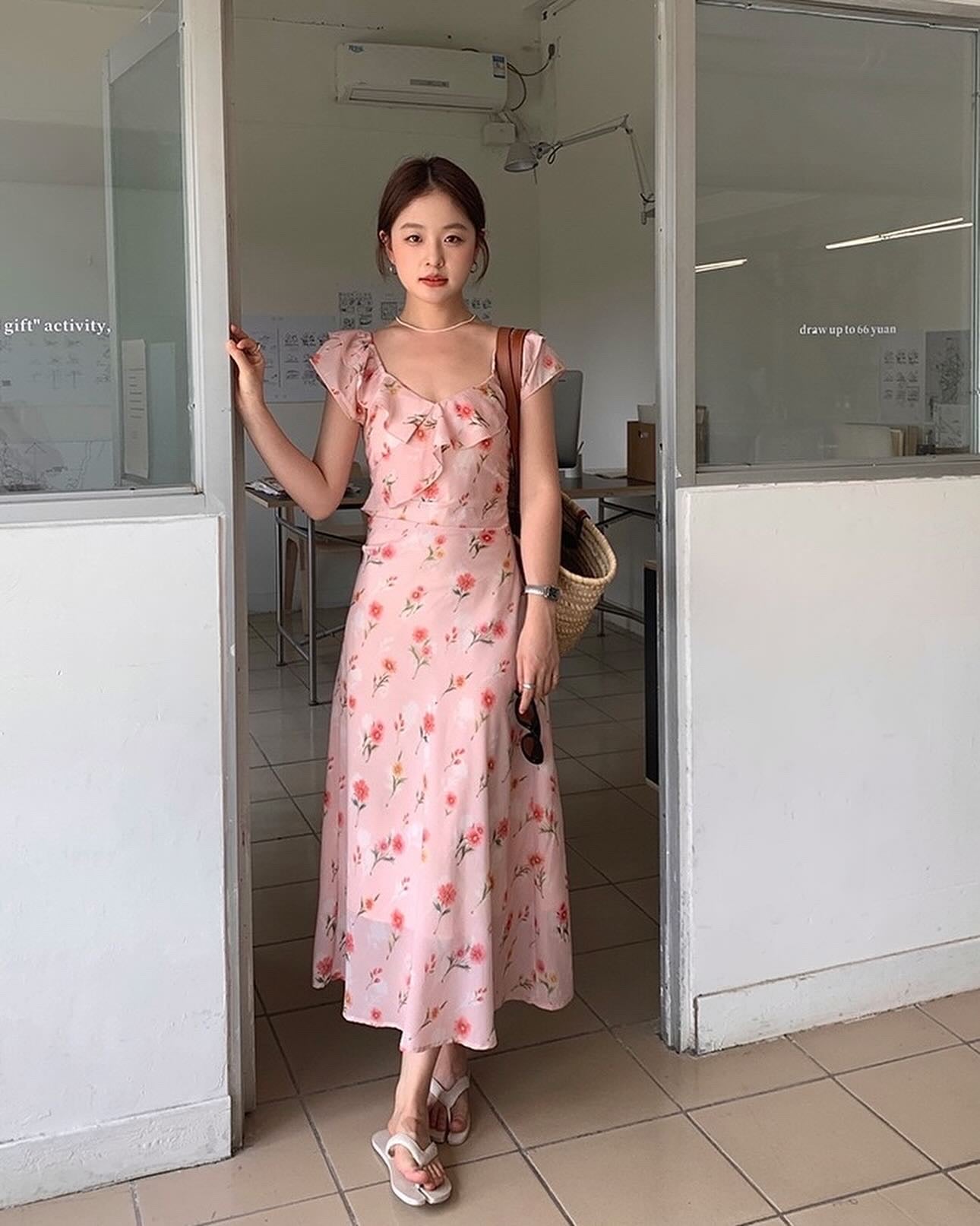 Summer Ruffle Floral Dress