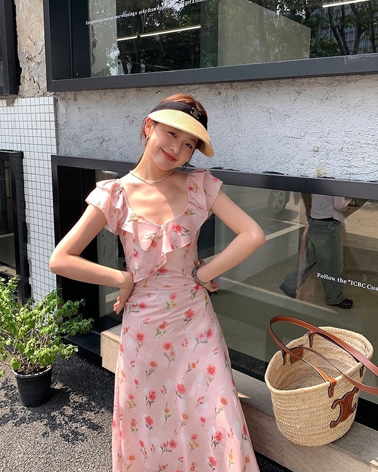 Summer Ruffle Floral Dress