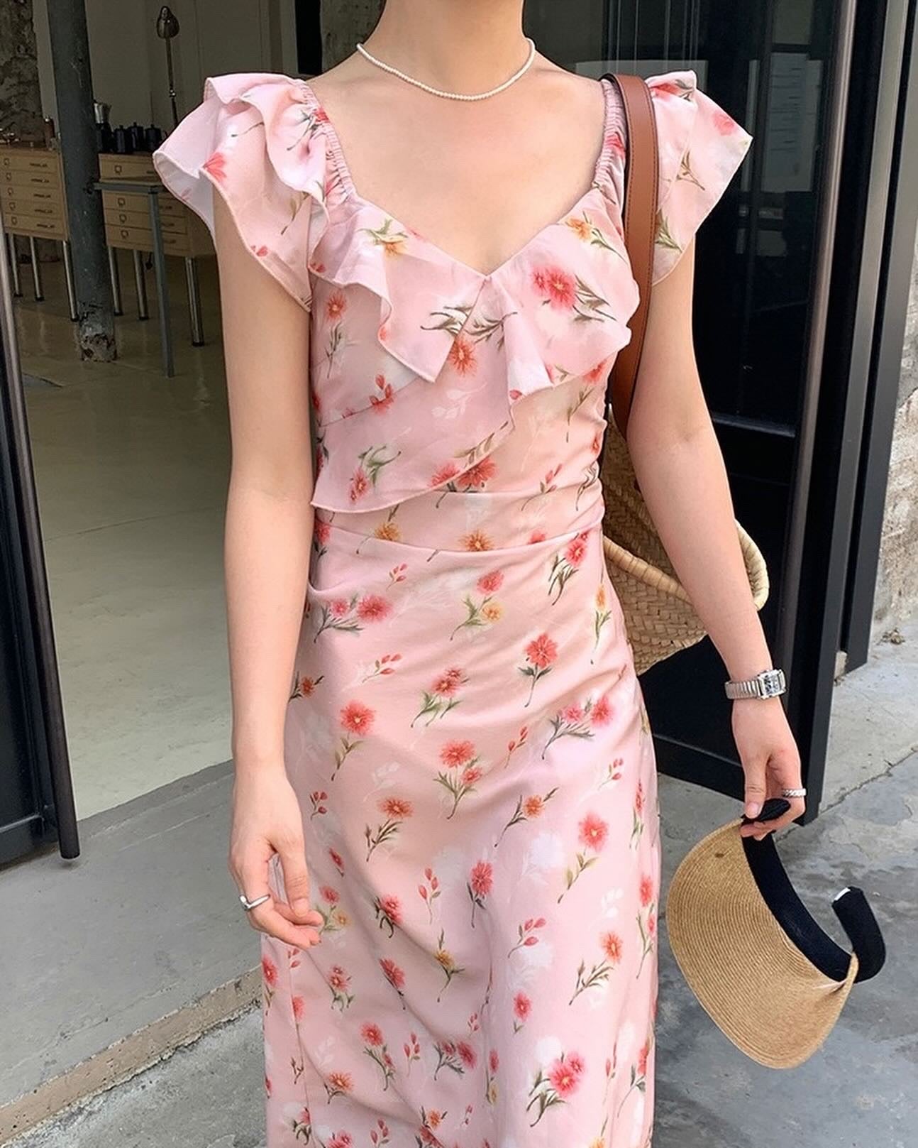 Summer Ruffle Floral Dress