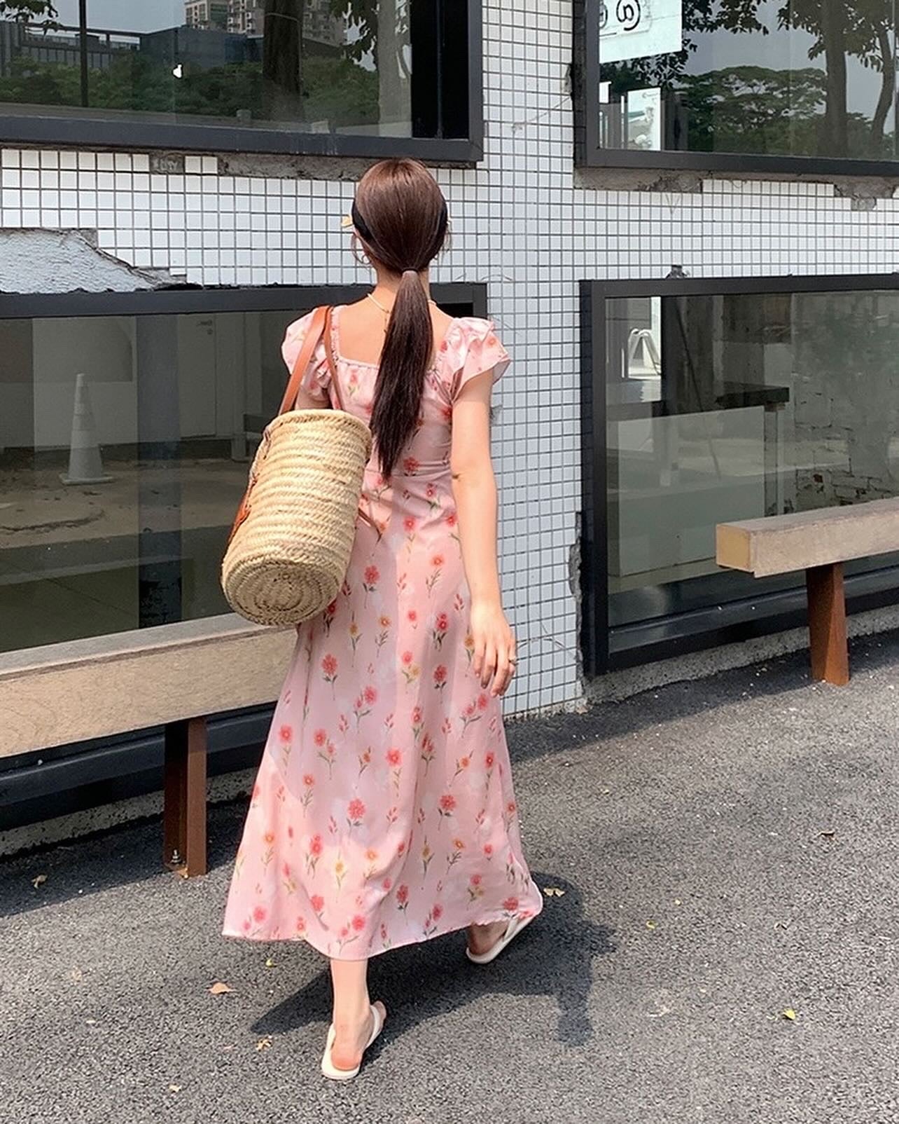 Summer Ruffle Floral Dress