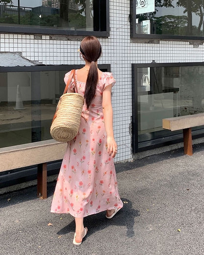 Summer Ruffle Floral Dress