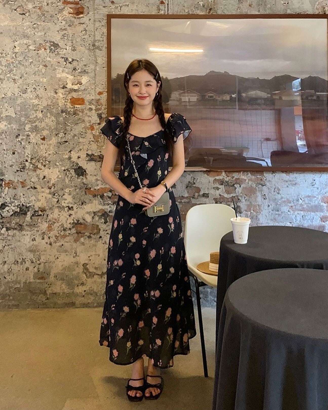 Summer Ruffle Floral Dress