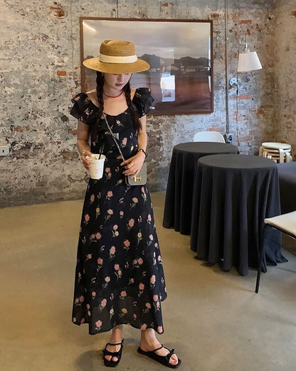 Summer Ruffle Floral Dress