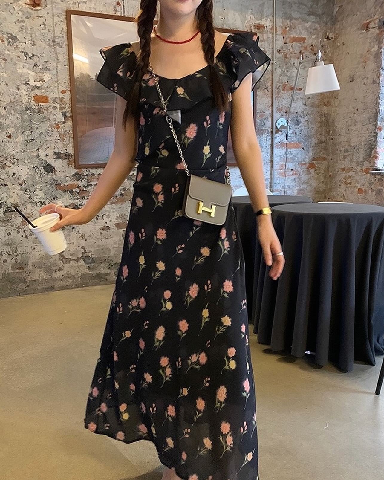 Summer Ruffle Floral Dress