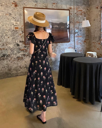 Summer Ruffle Floral Dress