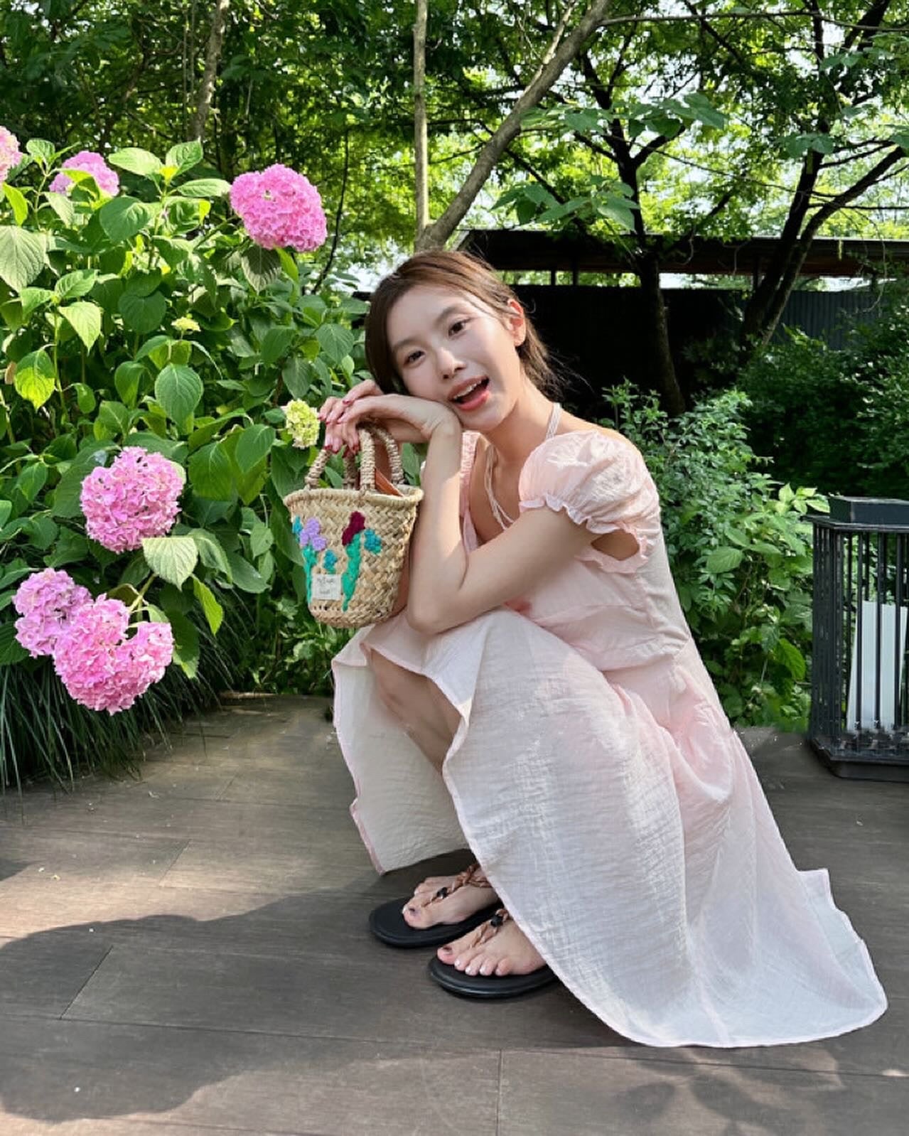 French Puff Sleeve Dress