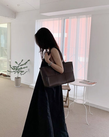 方領粗帶連身裙