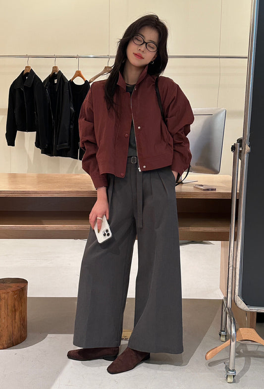 高腰顯瘦休閒褲