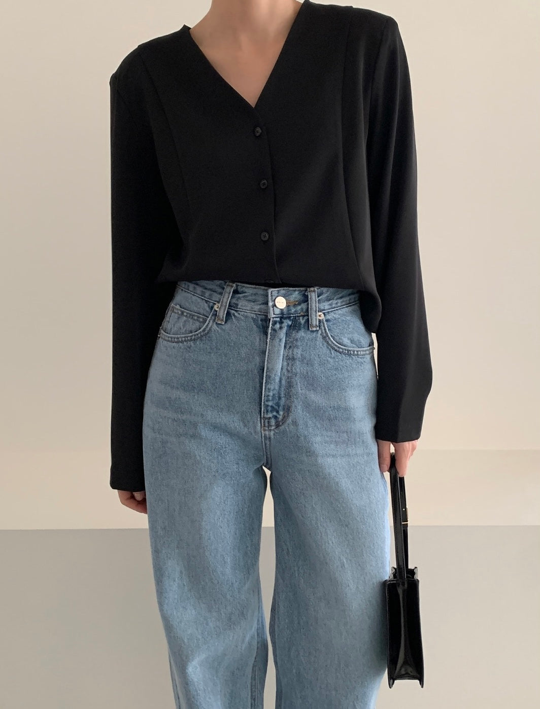 韓式西裝系帶上衣