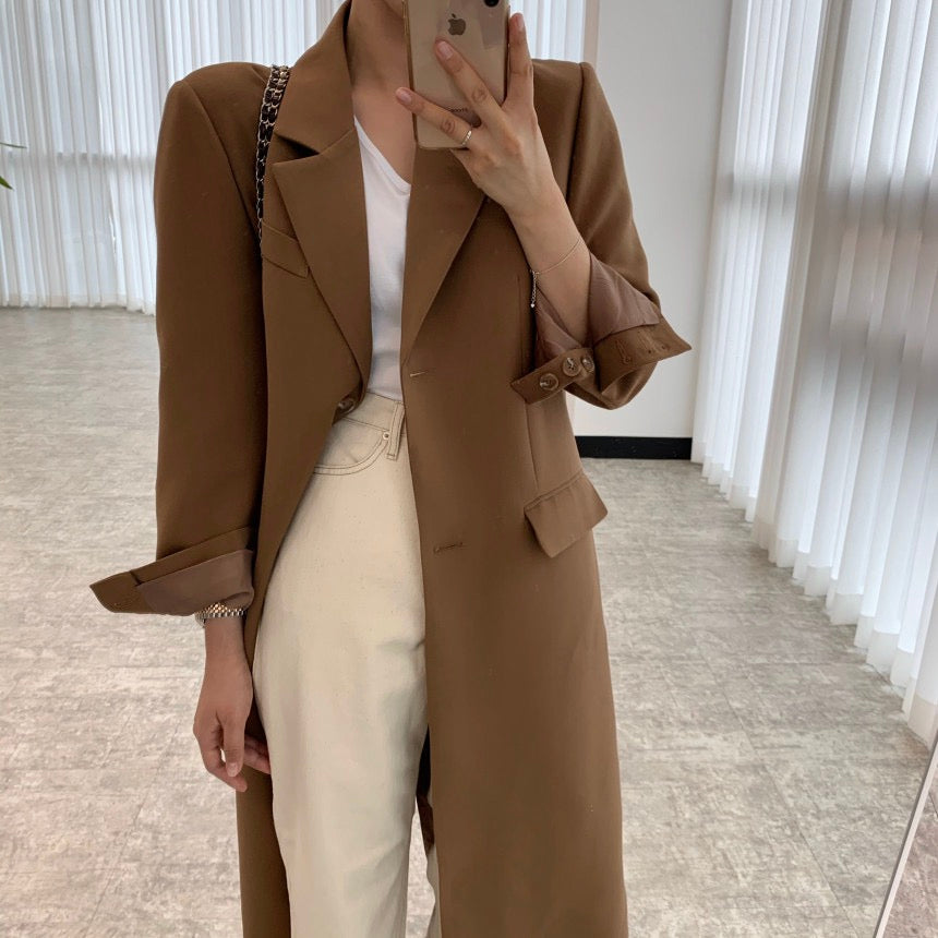 ロングシングルブレストスーツ