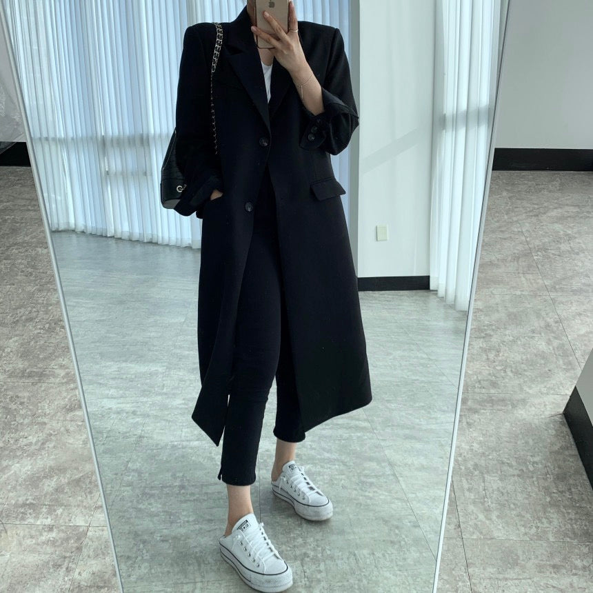 ロングシングルブレストスーツ