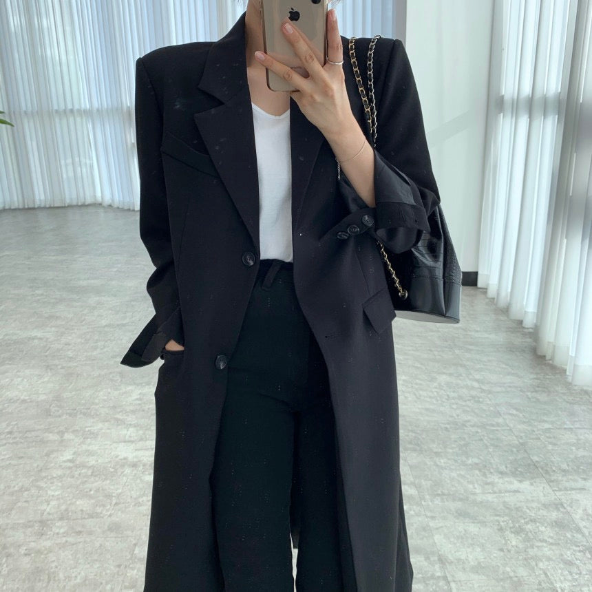 ロングシングルブレストスーツ