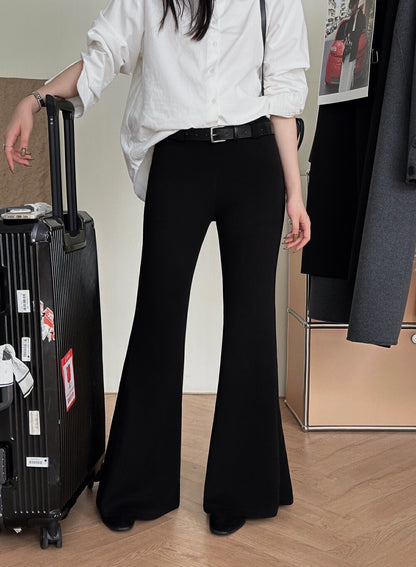 Flared Slim Fit Casual Pants