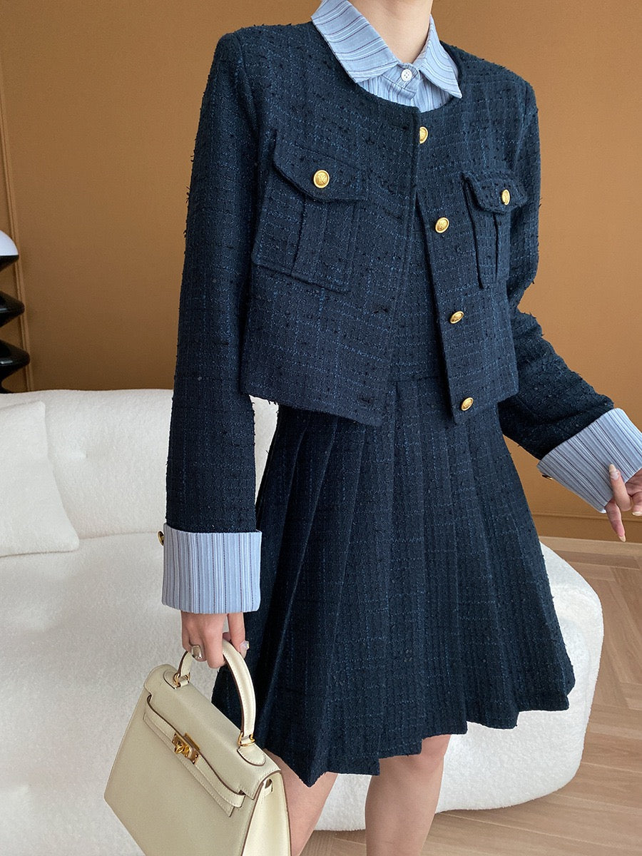 Chanel-inspired Preppy Suit
