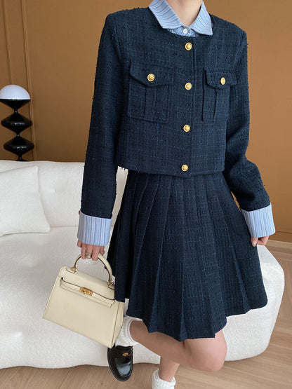 Chanel-inspired Preppy Suit