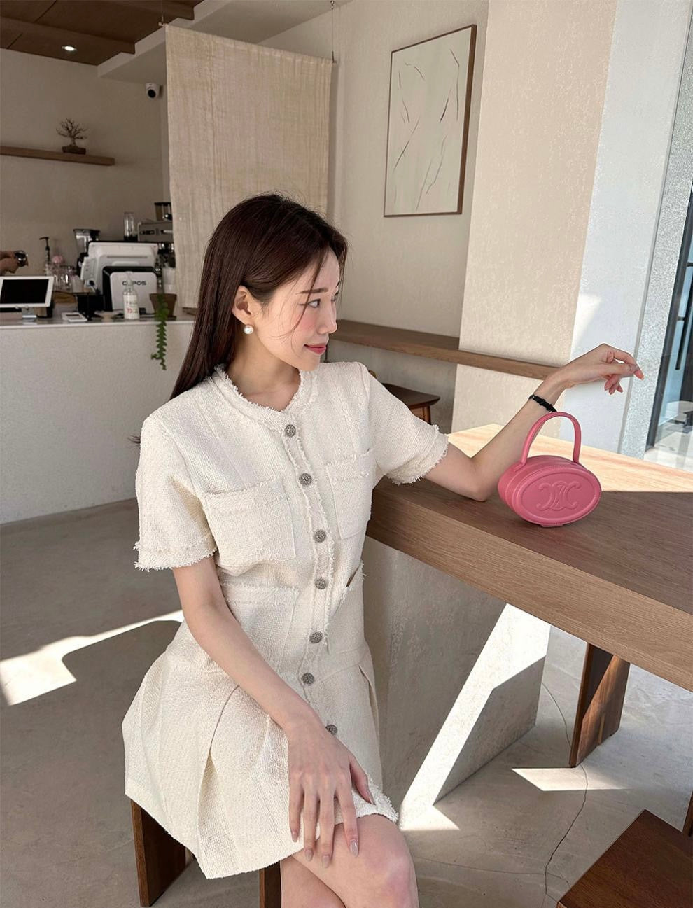 Chanel-style Waist-cinching Dress