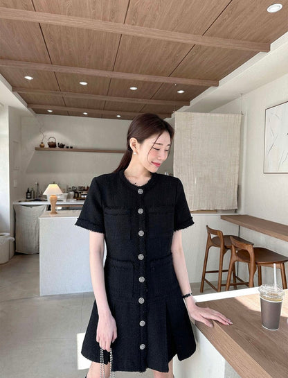 Chanel-style Waist-cinching Dress