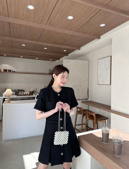 Chanel-style Waist-cinching Dress