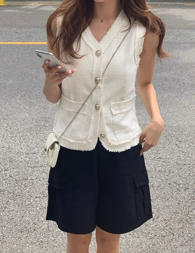 Chanel-style vest jacket