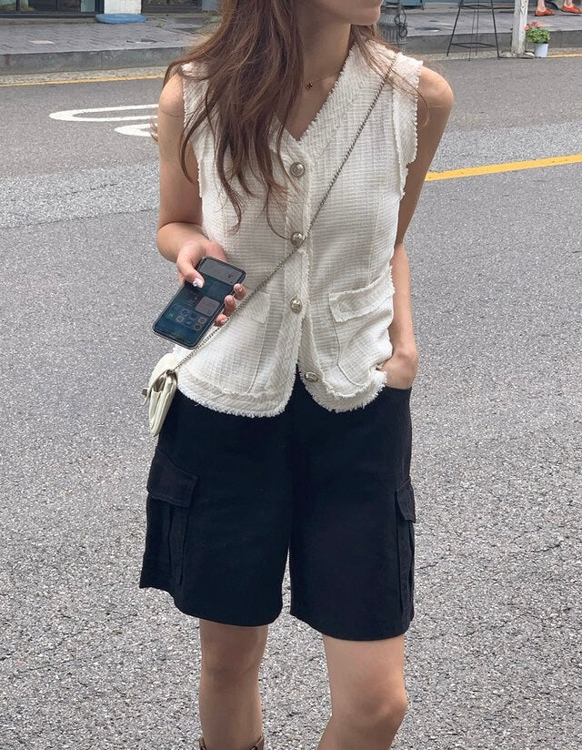 Chanel-style vest jacket