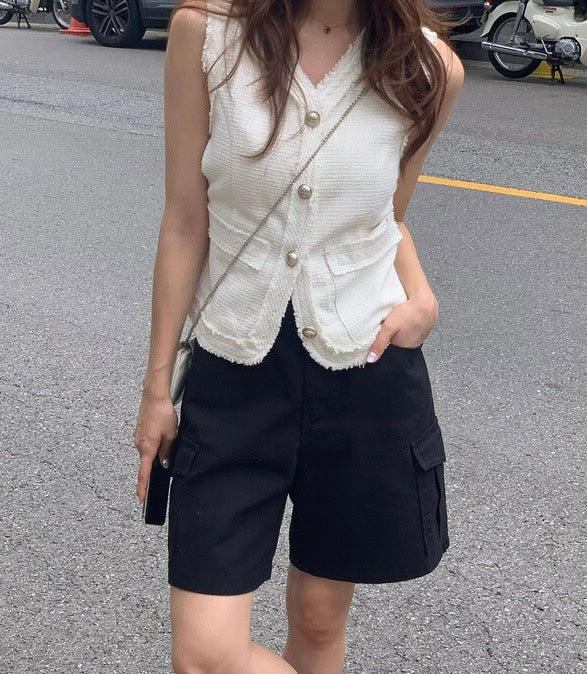 Chanel-style vest jacket