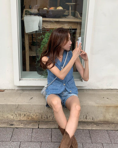 Chanel-style vest jacket