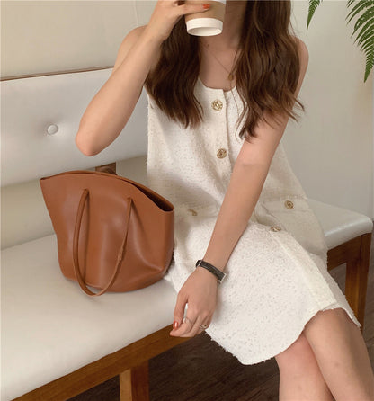 Elegant Style Sleeveless Dress