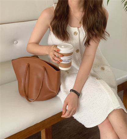 Elegant Style Sleeveless Dress