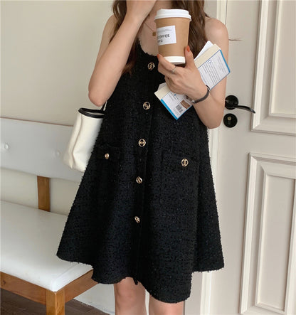 Elegant Style Sleeveless Dress