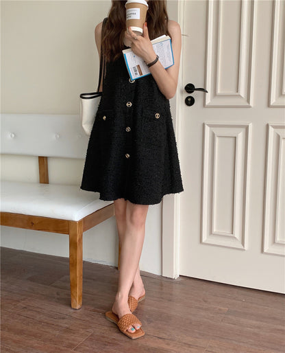 Elegant Style Sleeveless Dress