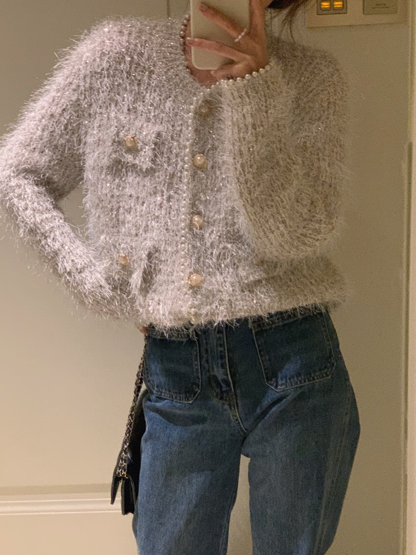 Chanel-style Sweater Cardigan