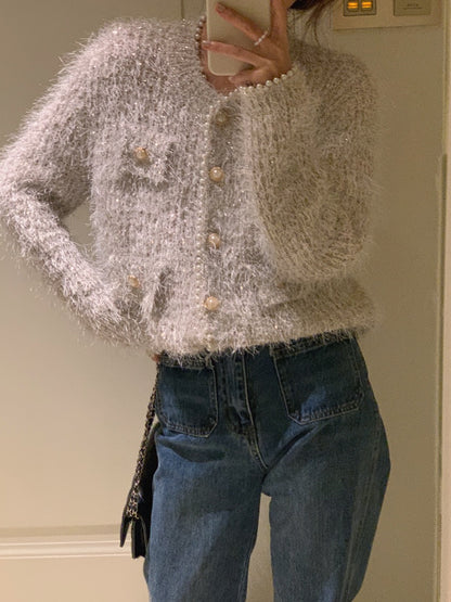 Chanel-style Sweater Cardigan