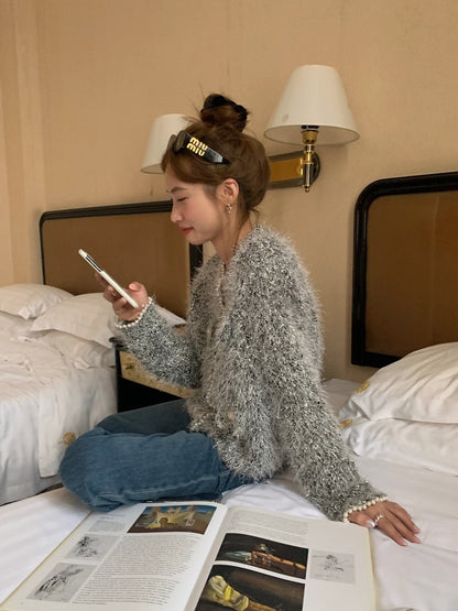 Chanel-style Sweater Cardigan