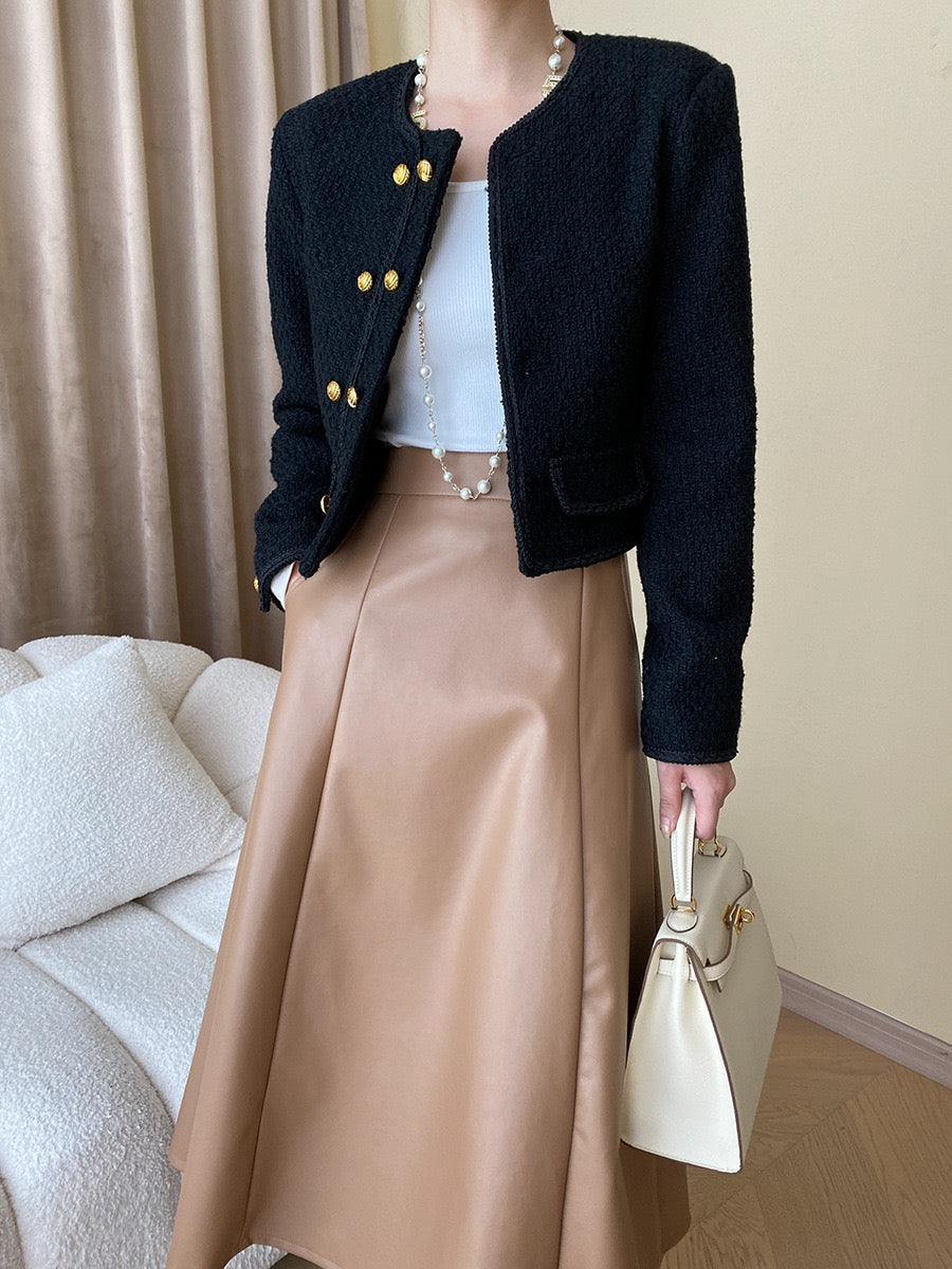 Double-Breasted Chanel-Style Jacket