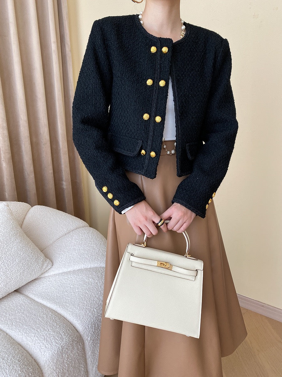 Double-Breasted Chanel-Style Jacket