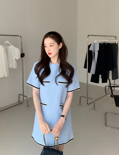 Navy Blue Little Chanel Dress