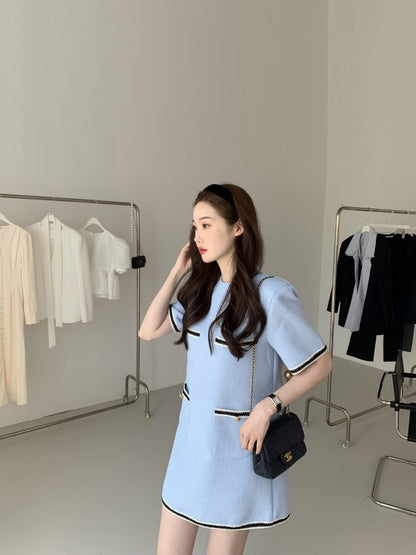 Navy Blue Little Chanel Dress