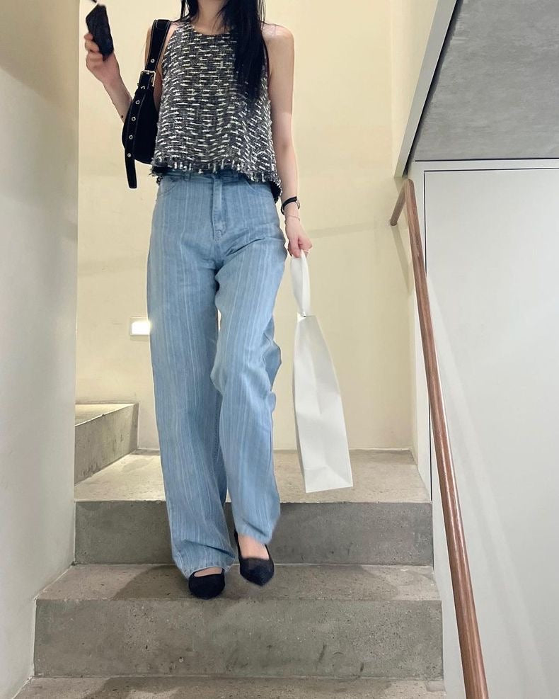 Halter Neck Fringe Vest