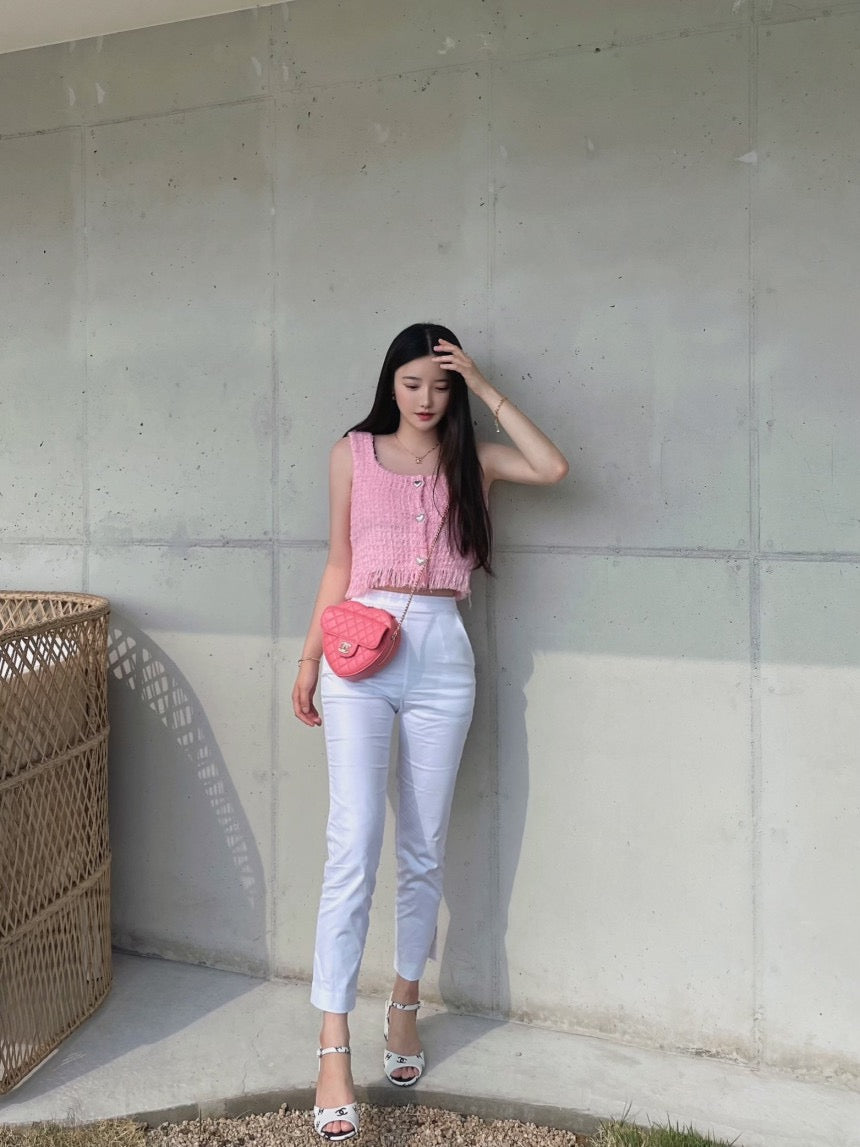 流蘇小香背心