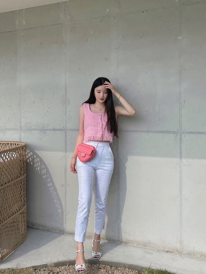 流蘇小香背心