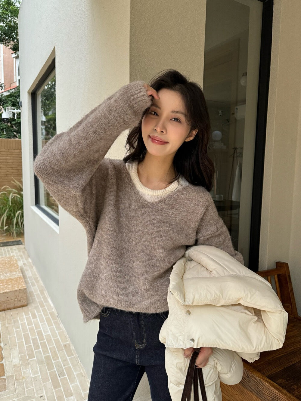 Cozy Sweater + Vest Set