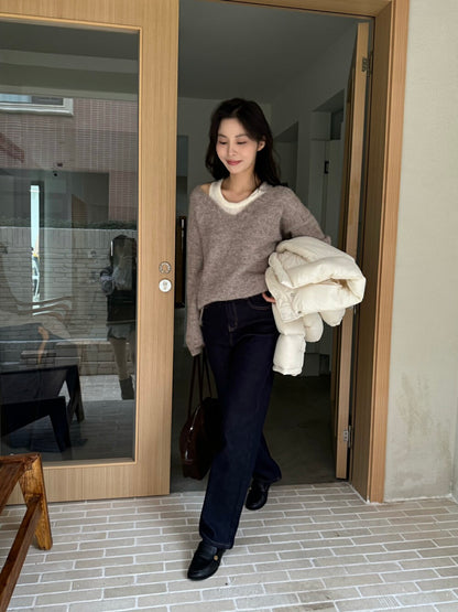 Cozy Sweater + Vest Set