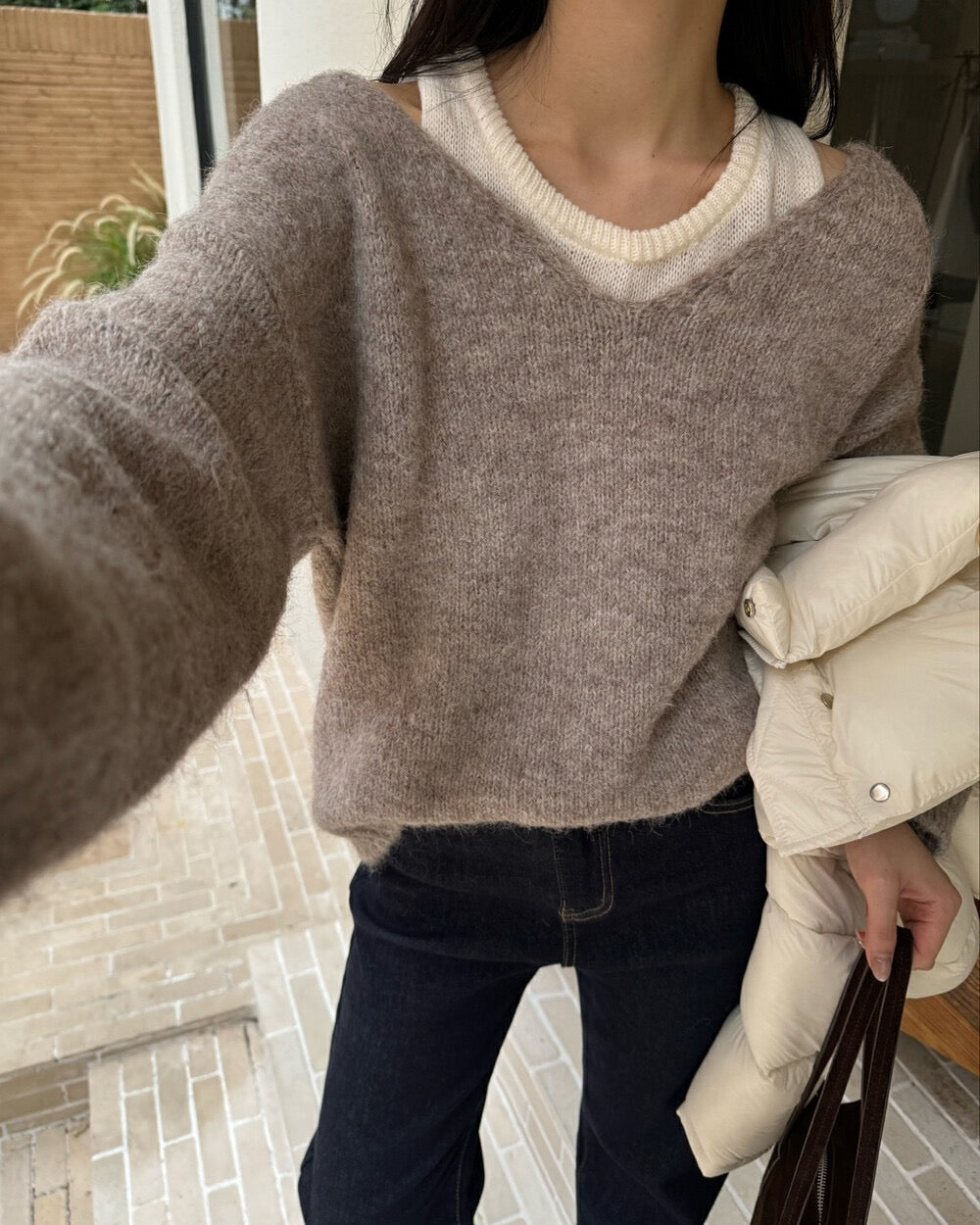 Cozy Sweater + Vest Set
