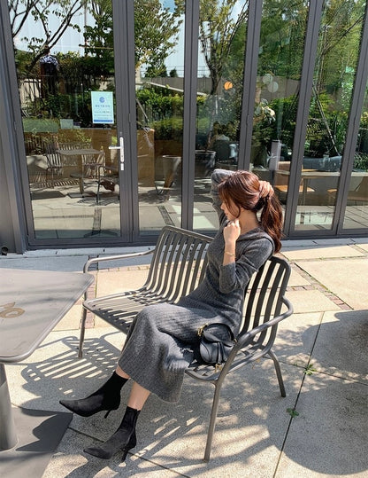 Hooded Slim-Fit Bodycon Dress